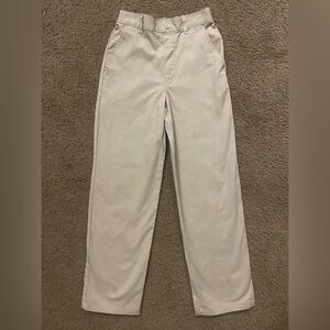 French Toast Size 12 Boys Beige Khaki Relaxed Fit Straight Leg Stretchy Pants